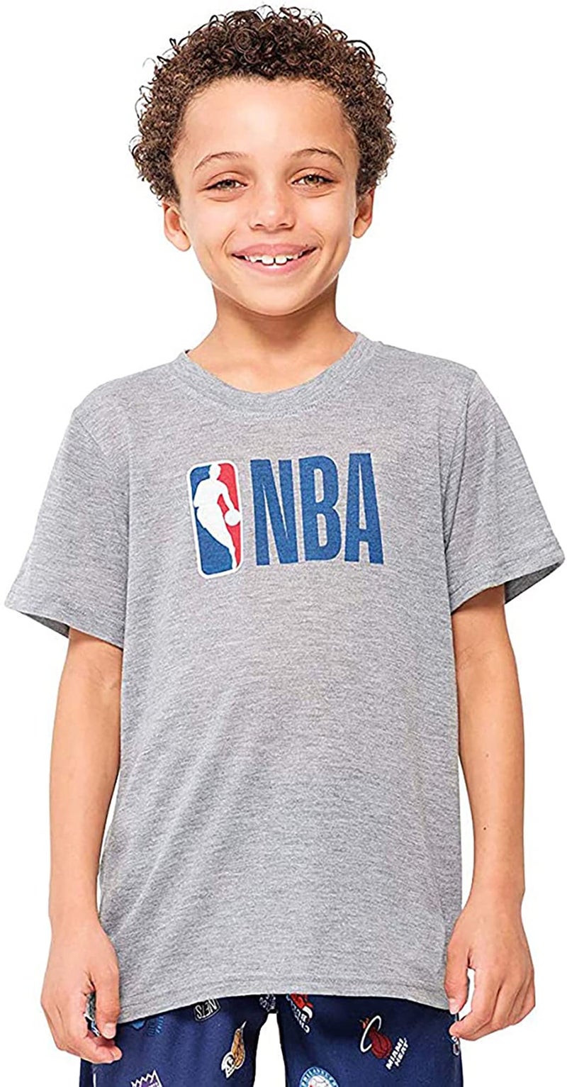 Ultra Game NBA Official Youth 2 Piece T-Shirt & Lounge Pants Pajama Set, Multi-Team, Boys Sizes, 10-12 - Image 1
